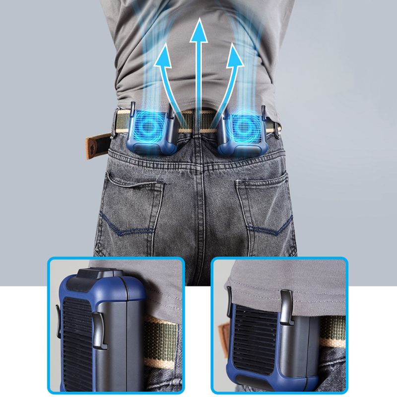 Cliksenz™ Typhoon Mini Waist Clip Fan