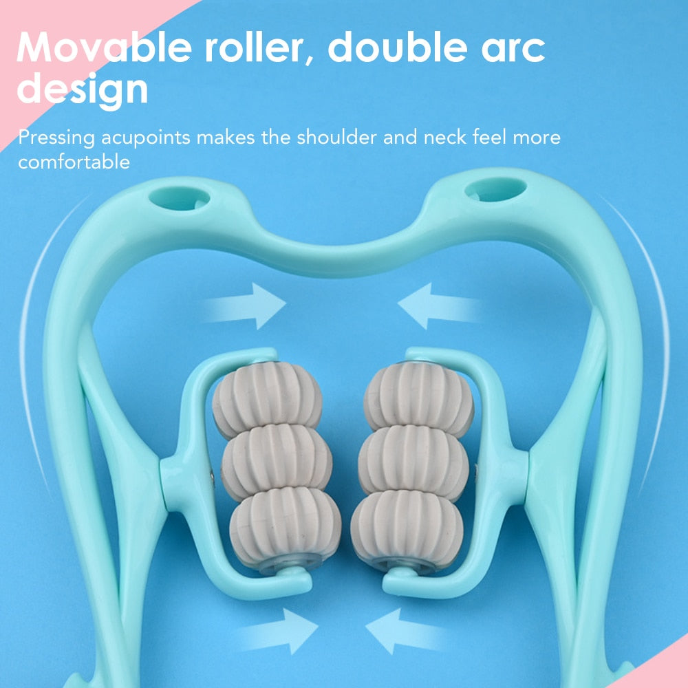 Cliksenz NeckRevive™ Dual Trigger Neck Massager Therapy for Ultimate Relaxation