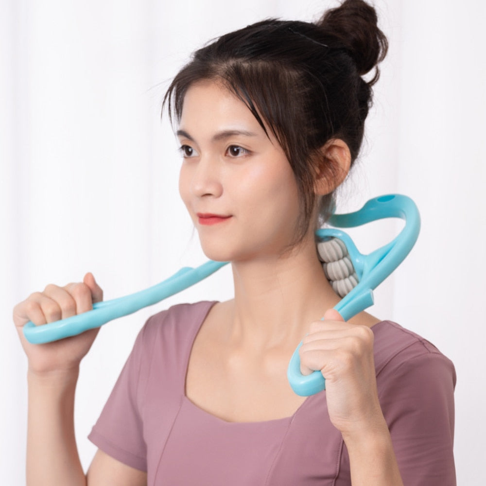 Cliksenz NeckRevive™ Dual Trigger Neck Massager Therapy for Ultimate Relaxation