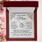 To My Loving Mom | Love Knot Necklace | I Love You With All My Heart