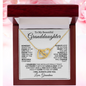 To My Beautiful Granddaughter | Interlocking Hearts | Love Grandma