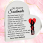 To My Dearest Soulmate | Printed Heart Shaped Acrylic