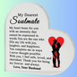 To My Dearest Soulmate | Printed Heart Shaped Acrylic