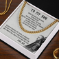 TO MY SON | CUBAN LINK | LOVE DAD