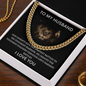 To My Husband | Cuban Link Chain - Lion | I Love You