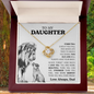 To My Daughter| This Old Lion - Love Knot Necklace