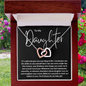 To My Daughter Necklace, Daughter Necklace, Heart Shaped Necklace, Daughter Necklace From Dad