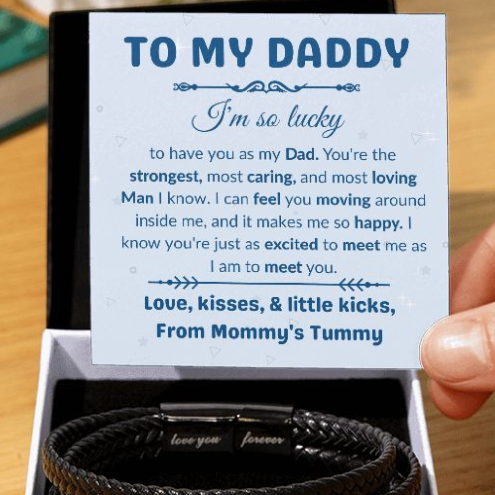 Daddy To Be Bracelet | Gift from the Bump