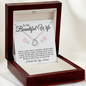 To My Beautiful Wife | Delicate Heart Necklace | I Will Love You Forever