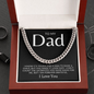 To My Dad | Cuban Link Chain | I Love You