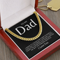 To My Dad | Cuban Link Chain | I Love You