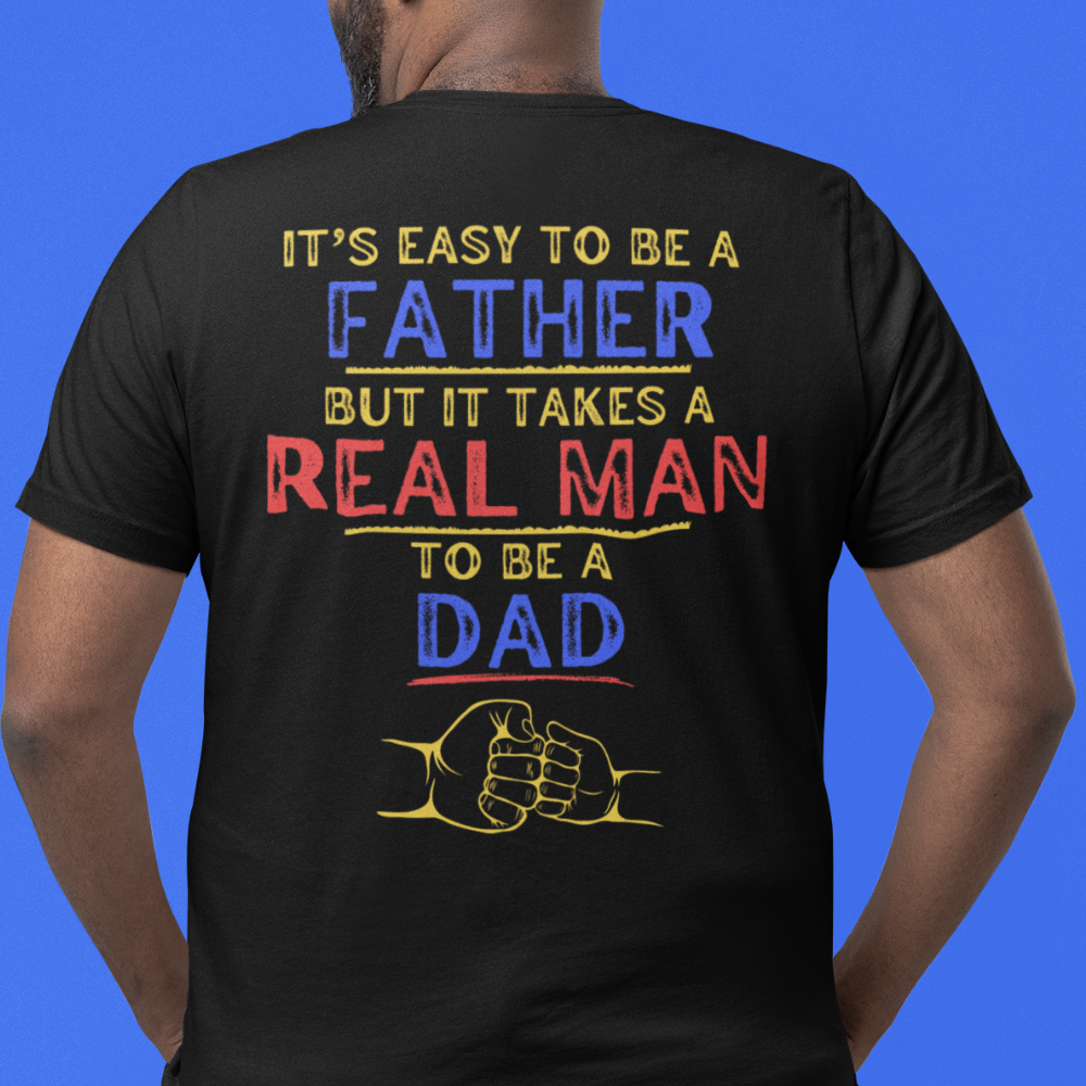 It's Easy To Be A Father, Fist Bump Father's Day T-Shirt