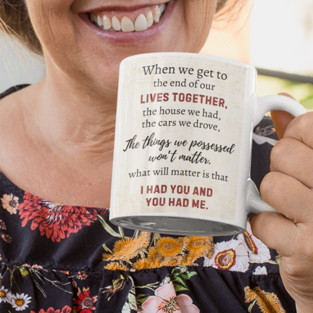 You and Me we got this 11oz and 15 oz Mug | Soulmate Gift | Old Couple | Mug
