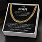 To My Man: Cuban Link Chain - A Gift of Love, Forever & Always