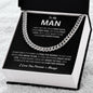 To My Man: Cuban Link Chain - A Gift of Love, Forever & Always