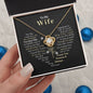 To My Wife, You are Forever My Heart | I Love You Forever and Always | Love Knot Necklace