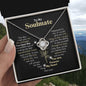To My Soulmate, You are Forever My Heart | Love Knot Necklace
