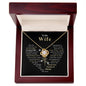 To My Wife, You are Forever My Heart | I Love You Forever and Always | Love Knot Necklace