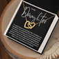 To My Daughter Necklace, Daughter Necklace, Heart Shaped Necklace, Daughter Necklace From Dad