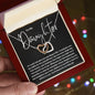 To My Daughter Necklace, Daughter Necklace, Heart Shaped Necklace, Daughter Necklace From Dad