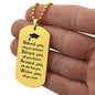 Personalized Graduation Dog Tag Necklace For Son, Personalized Graduation Dog Tag Necklace For Daughter