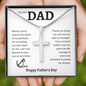 Personalized Engraving Dad cross, Dad Gift for father Birthday Gift, To my dad necklace
