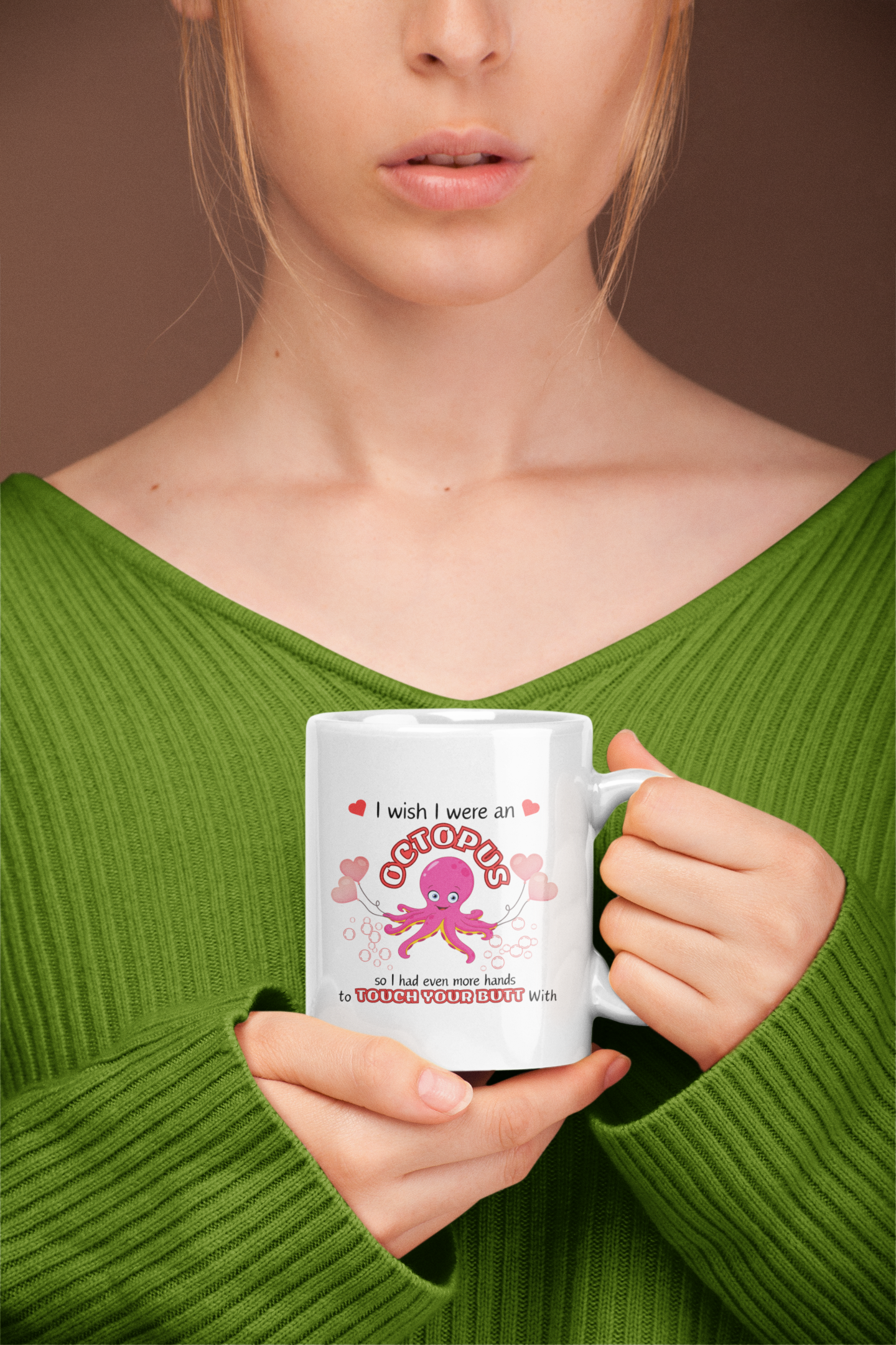 I Wish I Were an Octopus MUG 11oz | White Mug Octopus Mug | Funny coffee mug