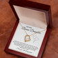 To My Bonus Daughter | Forever Love Necklace | I Love You With All My Heart