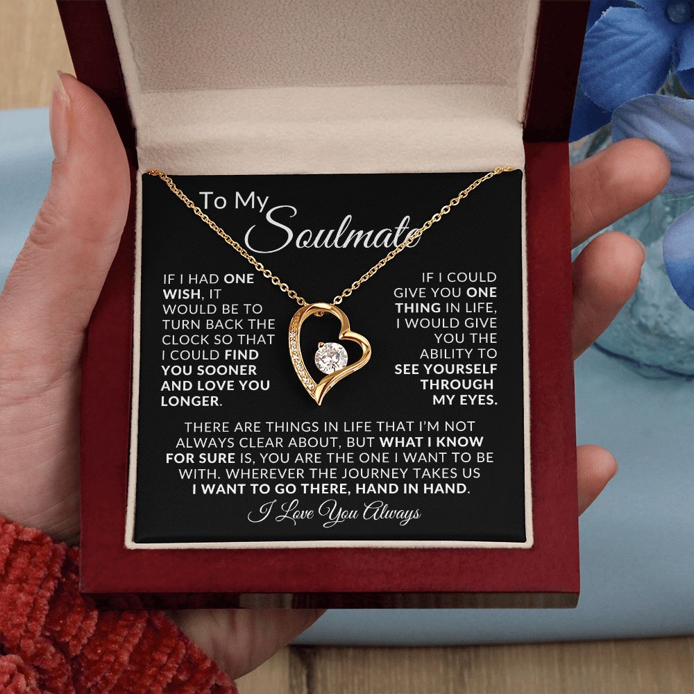 To My Soulmate Forever Love Necklace Gift ❤️
