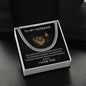 To My Husband | Cuban Link Chain - Lion | I Love You
