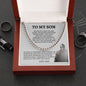 To My Son | Cuban Link Chain | Never Feel That You Are Alone