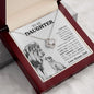 TO MY DAUGHTER | LOVE KNOT NECKLACE | LOVE ALWAYS, DAD