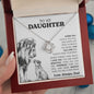 TO MY DAUGHTER | LOVE KNOT NECKLACE | LOVE ALWAYS, DAD
