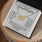 To My Beautiful Granddaughter | Interlocking Hearts | Love grandma