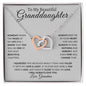 To My Beautiful Granddaughter | Interlocking Hearts | Love grandma