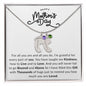 Happy Mothers Day | Engraved Baby Feet with Birthstone |