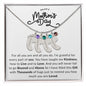 Happy Mothers Day | Engraved Baby Feet with Birthstone |