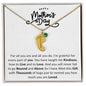 Happy Mothers Day | Engraved Baby Feet with Birthstone |