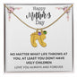 Happy Mothers Day | Engraved Baby's Feet w/ Birthstone | Love You Always and Forever