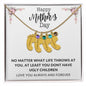 Happy Mothers Day | Engraved Baby's Feet w/ Birthstone | Love You Always and Forever