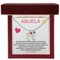 Abuela | Engraved Baby Feet w/ Birthstones | Con Carino