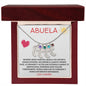 Abuela | Engraved Baby Feet w/ Birthstones | Con Carino