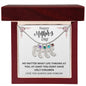 Happy Mothers Day | Engraved Baby's Feet w/ Birthstone | Love You Always and Forever