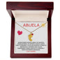 Abuela | Engraved Baby Feet w/ Birthstones | Con Carino