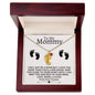 To My Mommy | Engraved Baby Feet with Birthstone | From Your Tummy