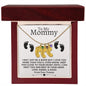 To My Mommy | Engraved Baby Feet with Birthstone | From Your Tummy