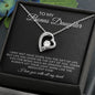 To My Bonus Daughter | Forever Love Necklace | I Love You With All My Heart