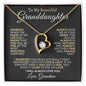 To My Beautiful Granddaughter | Forever Love Necklace | I Will Always Love You | From Grandma