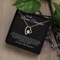 To My Bonus Daughter | Forever Love Necklace | I Love You With All My Heart