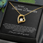 To My Bonus Daughter | Forever Love Necklace | I Love You With All My Heart
